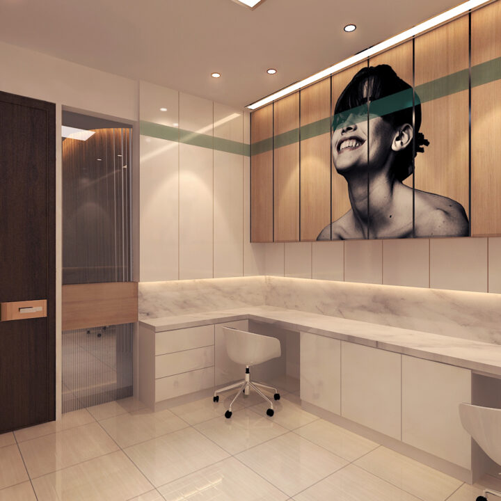 EZMO Dental Clinic 3D LAB VIEW Citraland Surabaya Interior Design